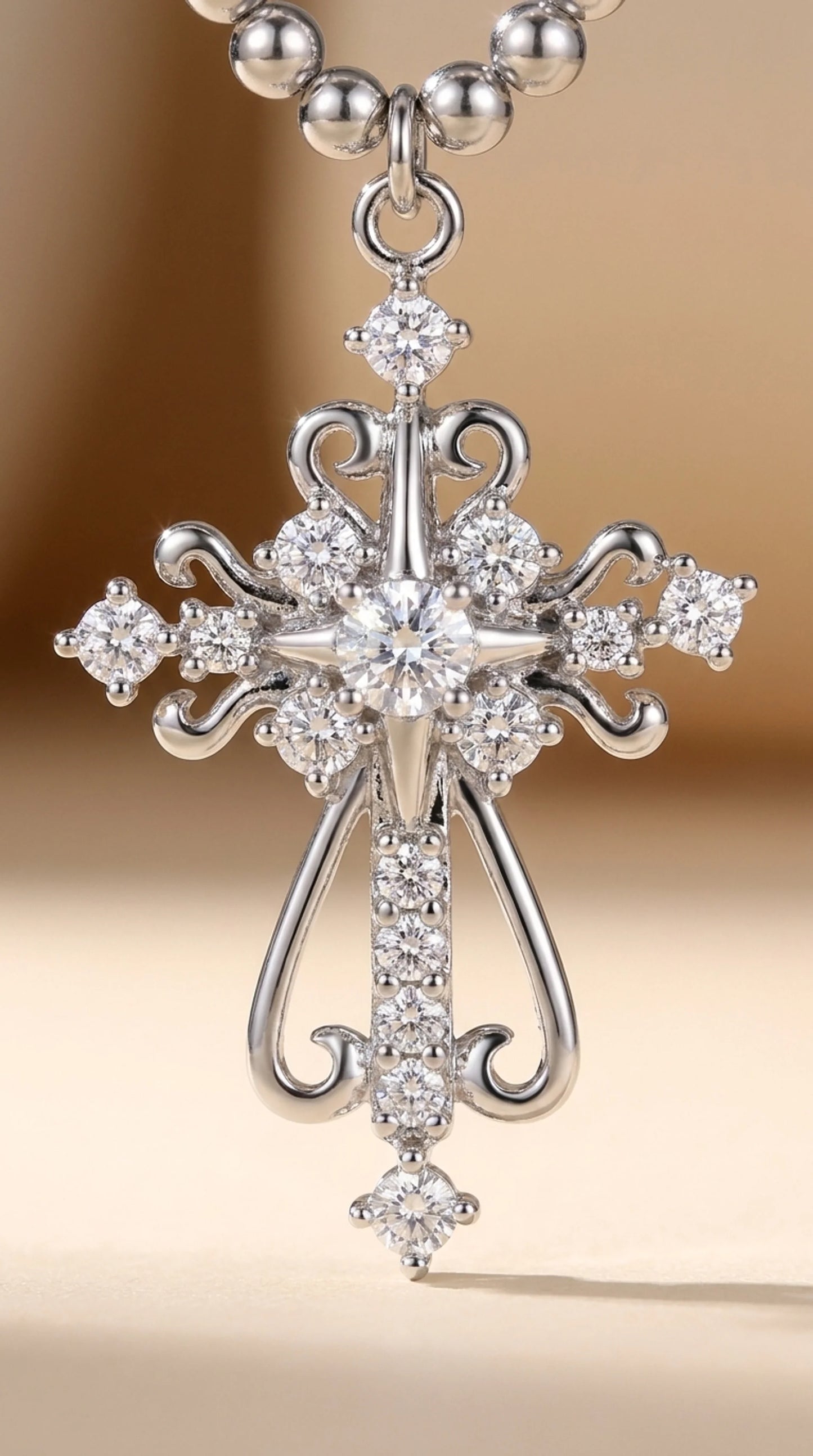 Divine Grace Pearl Cross