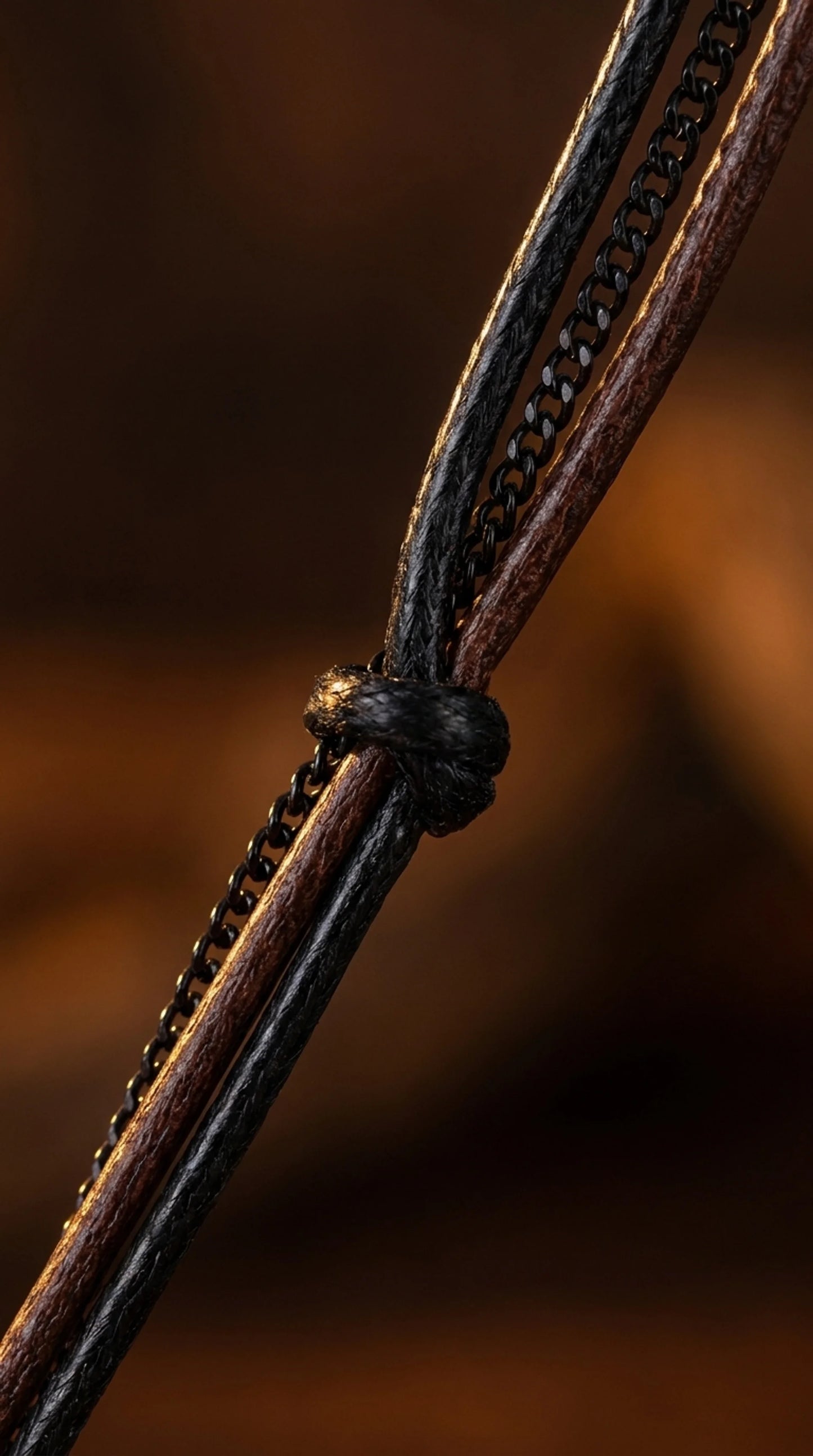 Thorn Rose Cross Necklace